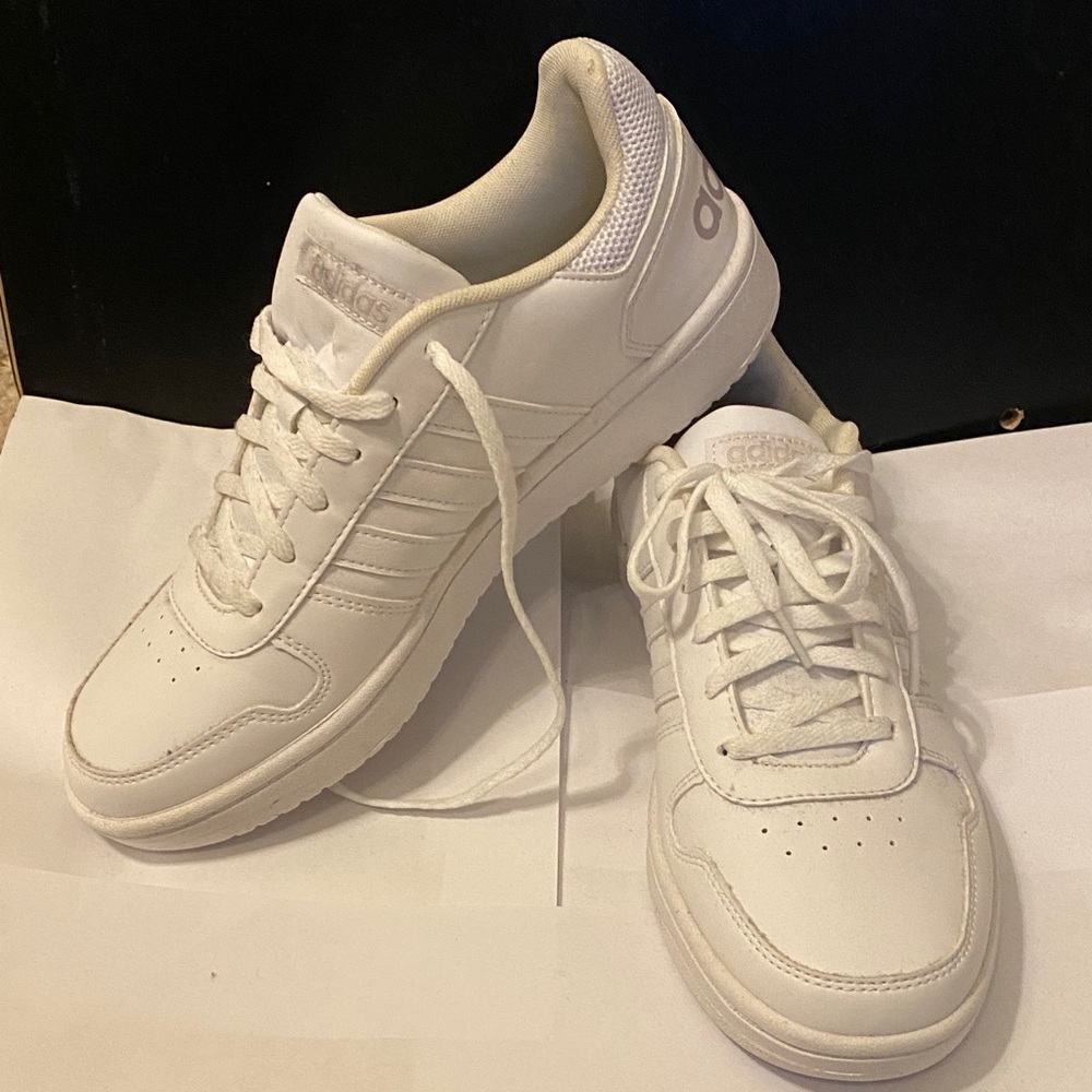 Adidas Classic White Athletic Shoes